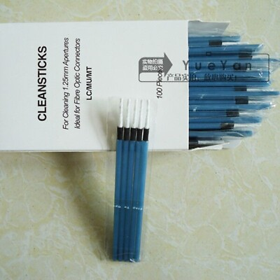 #ad 200 Pieces Fiber Optic Cleaning Solutions Cleaning Sticks CS 125 1.25 mm sticks $37.91