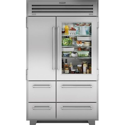 #ad #ad Sub Zero PRO4850G 48quot; PRO Refrigerator Freezer with Glass Door $14753.00