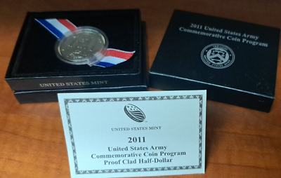#ad #ad 2011 S US Army US Mint Commerative Proof Half Dollar Free Shipping CS 125 $24.95