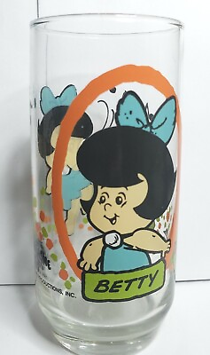 #ad #ad The Flintstone Kids 1986 BETTY GLASS Pizza Hut VTG FLINTSTONES HANNA BARBERA $12.99