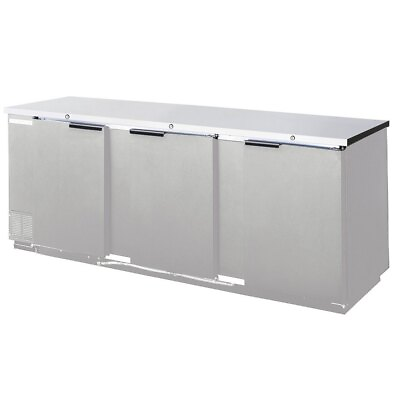 #ad Beverage Air 72quot; Solid Door Back Bar Refrigerator Stainless Exterior $6545.13