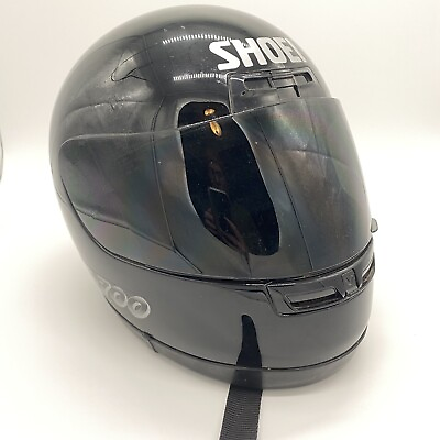 Shoei RF 700 L Helmet Used Black with Black Visor Motorcycle $23.79