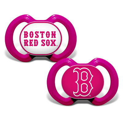 #ad BabyFanatic Boston Red Sox Officially Licensed MLB Pacifier 2 Pack $14.99