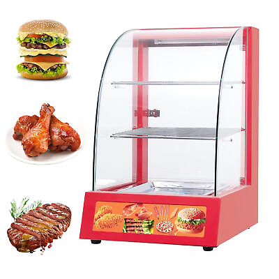 #ad Commercial Electric Food Warming Showcase Pie Warmer Display Cabinet $198.52