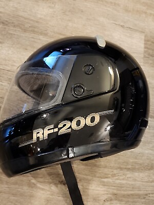 VTG Shoei RF 200 Full Face Motorcycle Helmet Black Snell M90 Sz XXS 6 3 8 6.5 $29.80