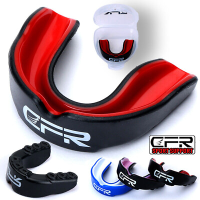Gel Gum Mouth Guard Shield Case Teeth Grinding Boxing MMA Sports MouthPiece CFR $6.99