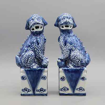 #ad #ad Pair of Foo DogsFu DogsBuddha DogsChinese Guardian LionsCeramic Sculpture $68.50