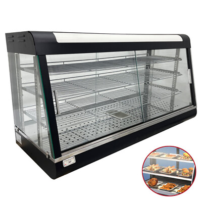 #ad Commercial Food Warmer Showcase 47in Pizza Food Heating Display Cabinet 110V New $1060.20