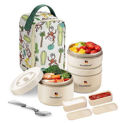 #ad Microwave Safe Portable Thermal Lunch Box Keep Food Warm Lunch Container For... $47.31