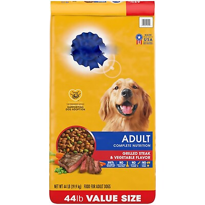 #ad #ad Complete Nutrition Grilled Steak amp; Vegetable Dry Dog Food for Adult Dog 44 lb B $27.70