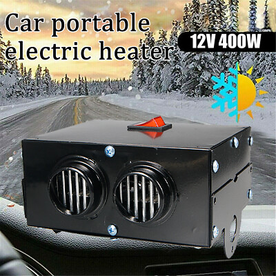 400W Electric Car Heater 12V Heating Fan Defogger Defroster Demister Portable US $22.98