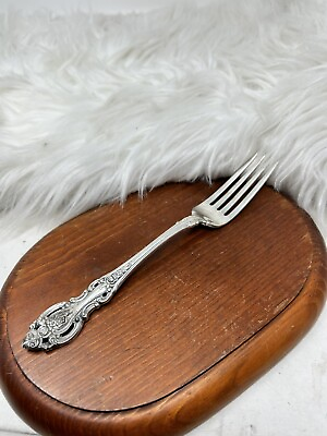 #ad Wallace Grande Baroque Sterling Silver 7 3 4” Large Dinner Fork $99.99