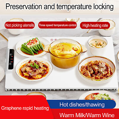 #ad Three Temperature Modes Food Warmer Defrosting Kitchen Appliance Portable $59.09