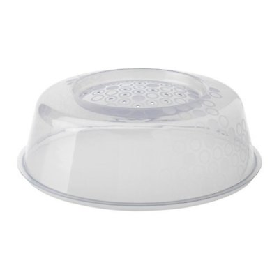 microwave Cover Food Plate splatter Shield Guard BPA Free Gray $12.58