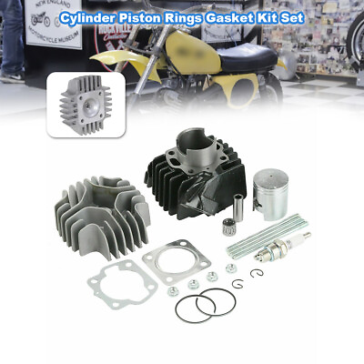 Cylinder New Piston Motorcycle Kit Durable Fits For Suzuki JR50 1978 2006 50cc $57.99