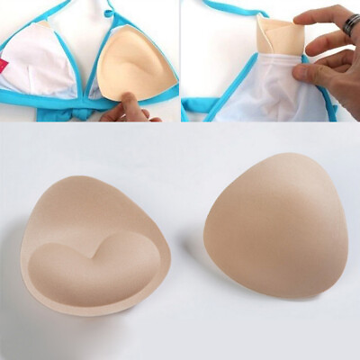 #ad Complexion Bikini Swimsuit Bra Breast Enhancer Form Pads Push up Padding Inserts $3.26
