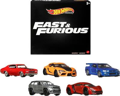 #ad Hot Wheels Fast amp; Furious Premium Collector 1:64 Car 5 Cars HJC15 $50.00