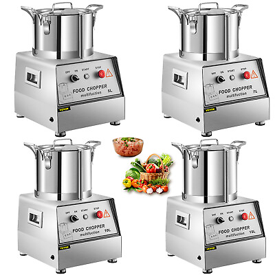 #ad VEVOR 5 15L Commercial Food Processor Electric Food Chopper Grinder 550 1400W $465.99