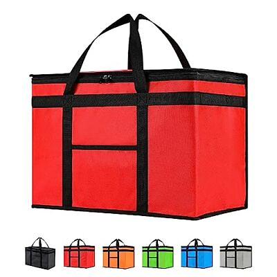 #ad #ad Insulated Cooler Bag and Food Warmer for Food Delivery amp; XX Large 1 Red $31.31