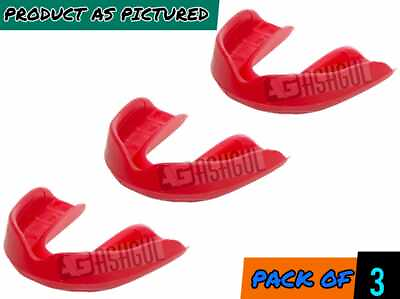#ad #ad 3PCS Mouth Guard clear single density for Football Boxing MMA Rugby $21.99