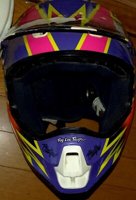 #ad #ad shoei Helmet VF X Demon Bradshaw Model Troy Lee Design Size M 90#x27;s Used $380.28
