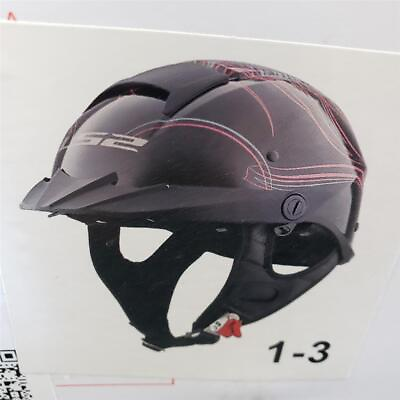 #ad #ad = LS2 Helmet Rebellion Wheels amp; Wings Gloss Black W Pink 1 3 590 1125 NEW $75.95