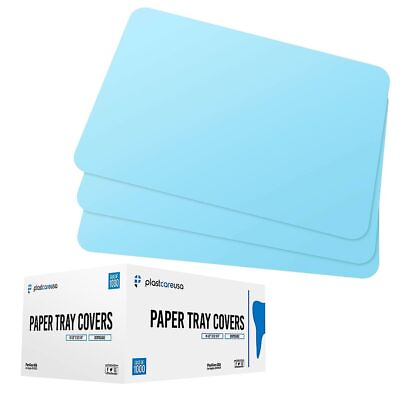 #ad plastcareusa Disposable Tray Paper Liners Size B Blue 1000 Case $72.89