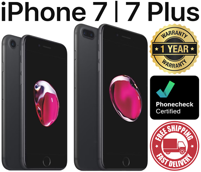 #ad #ad Apple iPhone 7 7 Plus 32GB 128GB 256GB Unlocked Verizon ATamp;T T Mobile Good $64.95