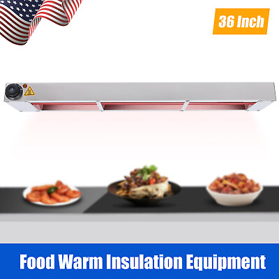 #ad Overhead Food Warmer Silver Commercial Keep WarmEmitter Light Heating Food 600W $159.60