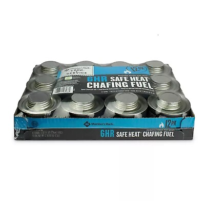 #ad Member#x27;s Mark 6 Hour Safe Heat Chafing Fuel with PowerPad 12 ct. $33.49