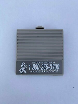 Gray Battery Cover Original Game Boy for Nintendo GB Replacement Door Sticker $6.79