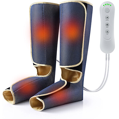 #ad Heated Leg Massager with Air Compression for Relaxation Foot amp; Calf Leg Warmer $38.50