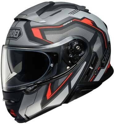 #ad Open Box Shoei Neotec II Respect Modular Motorcycle Helmet Black Red Size XL $699.99