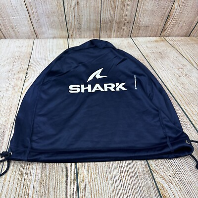 #ad Shark Helmet Dust Cloth Carry Bag Motorcycle Motorbike Drawstring NEW GBP 14.99
