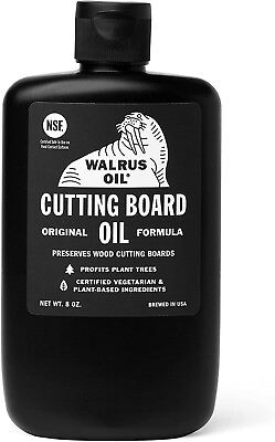 WALRUS OIL Cutting Board Oil amp; Wood Butcher Block Oil 8 oz Bottle FDA Food safe $15.10