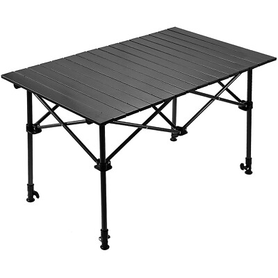 Folding Outdoor Table Heavy Duty Lift Table Camping Buffet Picnic Portable Table $89.99