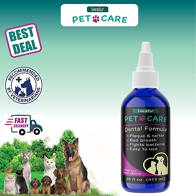 #ad #ad DOG DENTAL CARE Pet Mouthwash Fresh Breath For Dogs Water Additive Spray 16oz $34.45