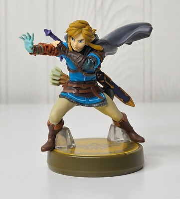#ad Nintendo The Legend of Zelda Tears of the Kingdom Link Amiibo Game Figure $14.99