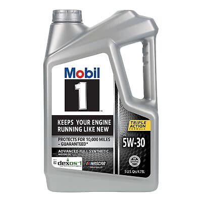 #ad #ad Mobil 1 Advanced Full Synthetic Motor Oil 5W 30 5 Quart 5W 30 Motor Oil USA $23.47