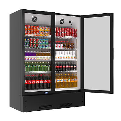 #ad #ad Commercial Glass Door Refrigerator Cooler Soda Beverage Display Merchandiser Bar $854.05