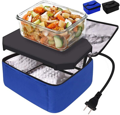 #ad 110V Personal Electric Lunch Box Bag Portable Oven Mini Food Warmer for Office $9.99