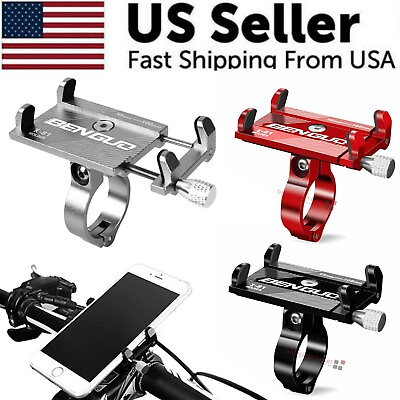 #ad #ad Aluminum Motorcycle Bike Bicycle Holder Mount Handlebar For Cell Phone GPS US $8.99