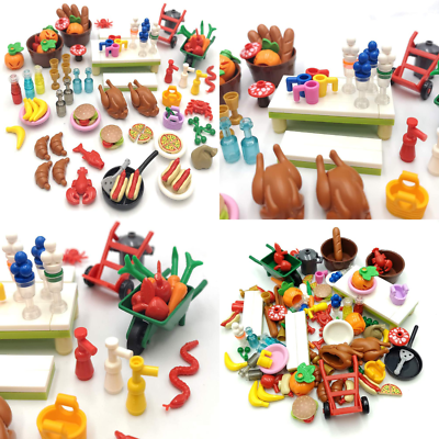 132 Pcs Pretend Play Food Set Kids Kitchen Accessories Sensory Toy Girls Boys $25.84