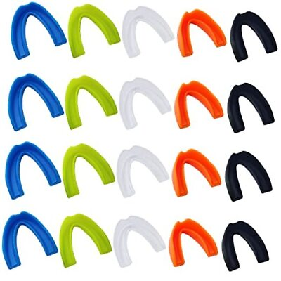 #ad 20PCS Sport Mouth Guards Kids Mouthguard Gum Guard Teeth Armor Game Guard for $33.05