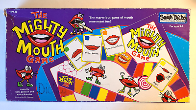 Vintage quot;The Mighty Mouth Gamequot; by Super Duper Publications 1998 Ed Complete $31.99