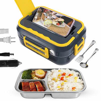 40W Electric Lunch Box Food Warmer Leak proof Portable Food Heater for Home Car $28.89