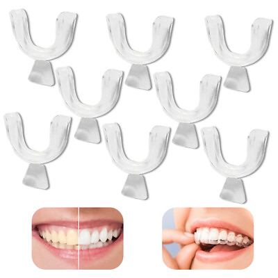 #ad 8x Mouth Guard Night Teeth Clenching Grinding Sleep Dental Oral Care Device $10.09