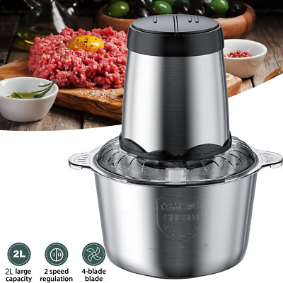 #ad Powerful Electric Food Processor Kitchen Food Chopper Blender Meat Grinder Mixer $19.99