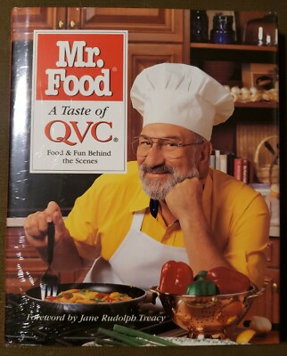 Mr. Food A Taste of QVC: Food And Fun By Art Ginsburg Hardcover NEW SEALED $14.00