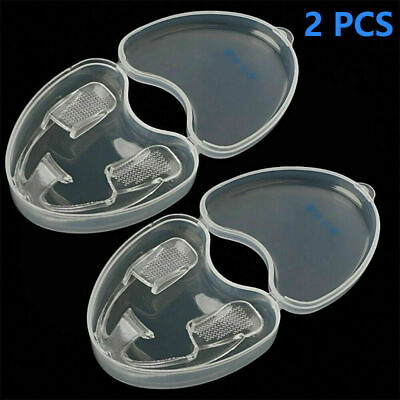 2Pcs Dental Mouth Guards Nighttime Teeth Grinding Bruxism Care for Adults $9.59